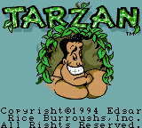 Заставка игры Tarzan: Lord of the Jungle